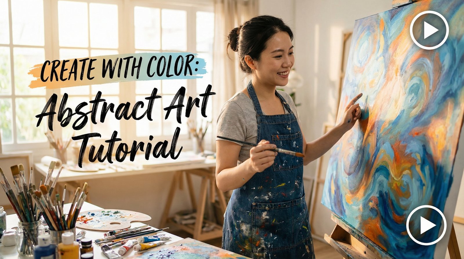 黄色仓库艺术创作视频教程